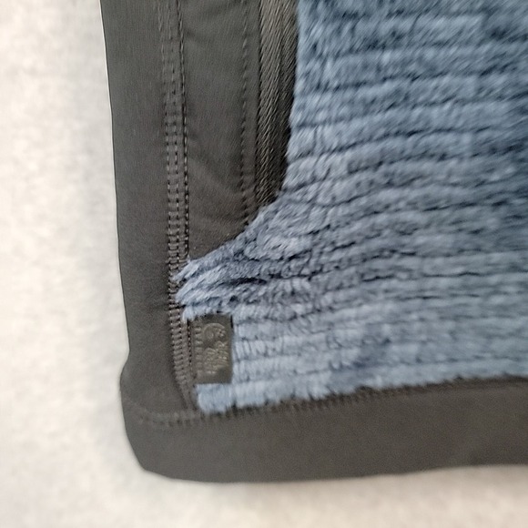 MOUNTAIN HARDWEAR Monkey Man Deep Pile Full Zip Fleece Vest Blue Mens Sz Small - Picture 4 of 15